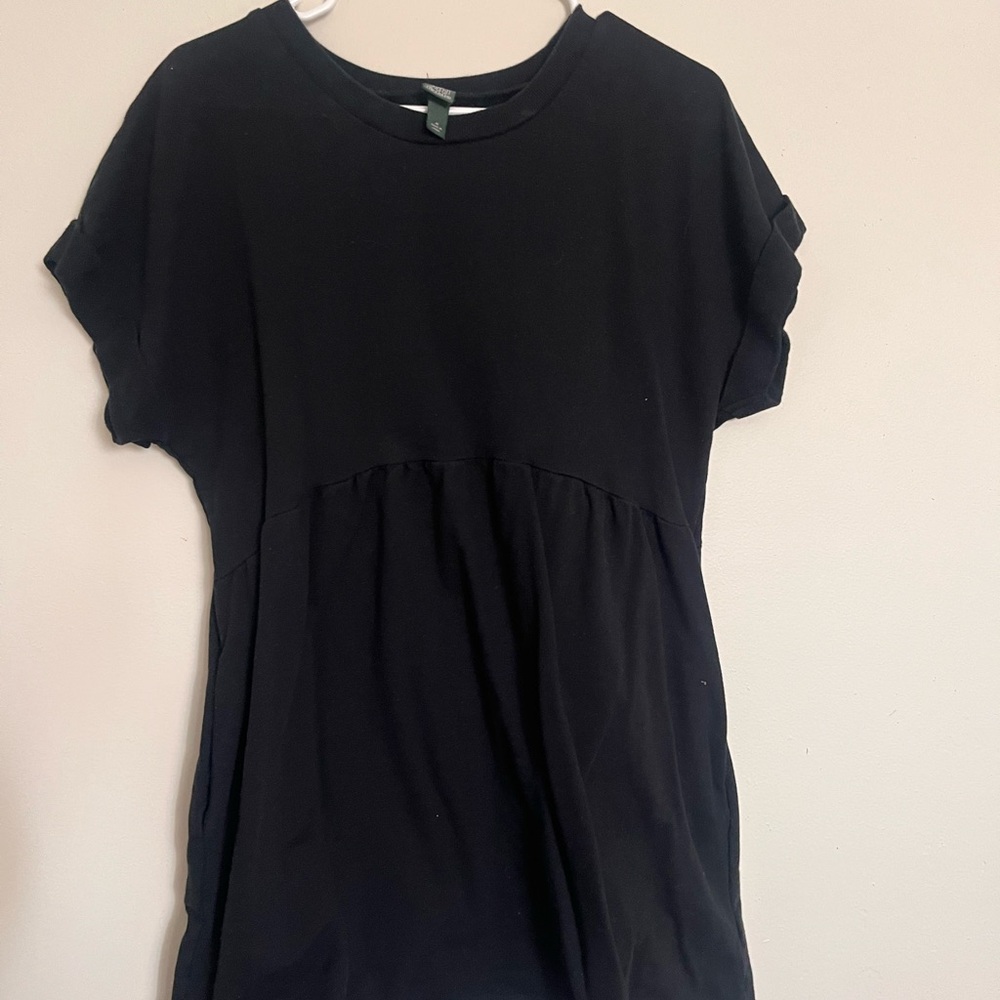 Black Women's T shirt dress